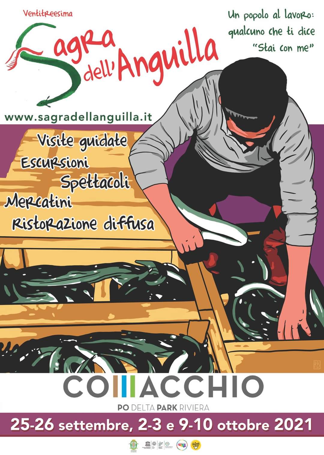 Sagra dell'anguilla Comacchio 2021